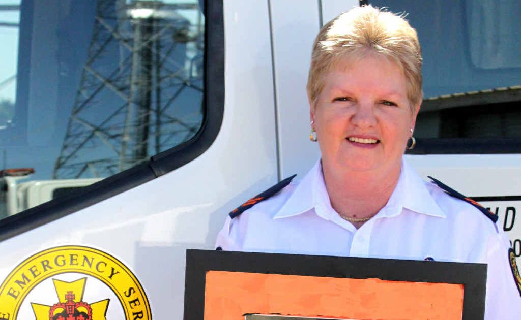 Judy McDonald from the Emerald SES took out the highest individual honour at the Central Region awards night. Judy McDonald from the Emerald SES took out the highest individual honour at the Central Region awards night.